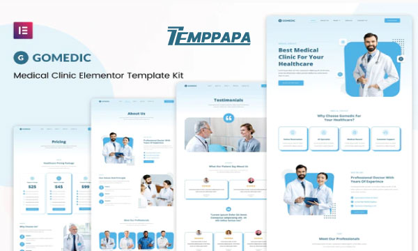 GoMedic Elementor Template Kit