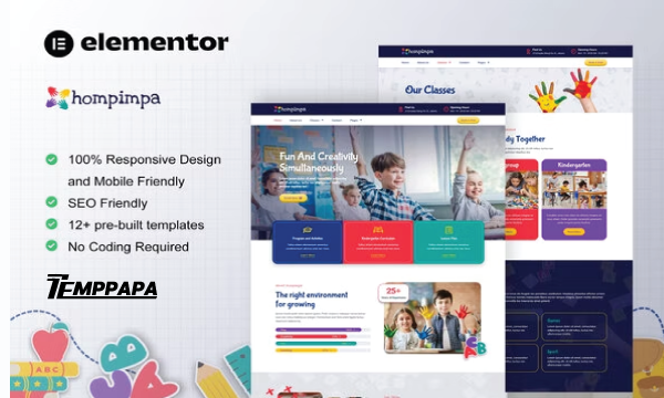 Hompimpa Kindergarten & Preschool Template Kit