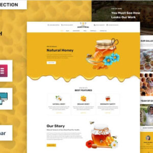 HoneyFresh Elementor Template Kit