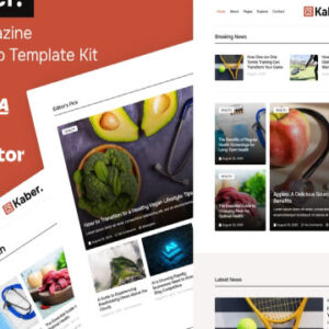 Kaber Elementor Template Kit