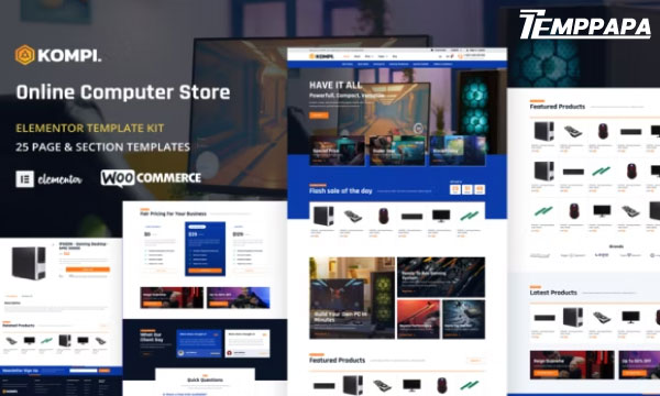Kompi Elementor Template Kit