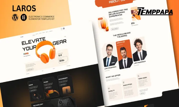 Laros Elementor Template Kit