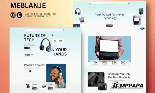 Meblanje Elementor Template Kit