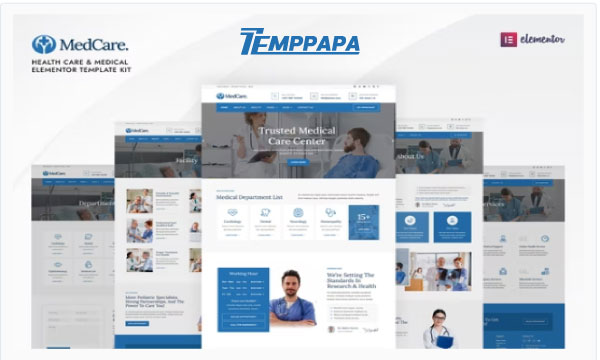 MedCare Elementor Template Kit