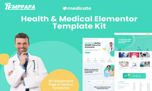Medicate Elementor Template Kit