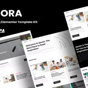 Mora Elementor Template Kit