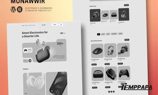 Munawwir Elementor Template Kit