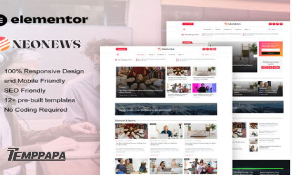 NeoNews Elementor Template Kit