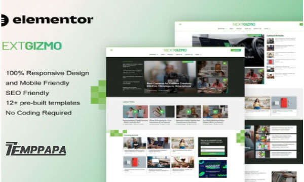 NextGizmo Elementor Template Kit