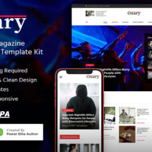 Oxary Elementor Template Kit