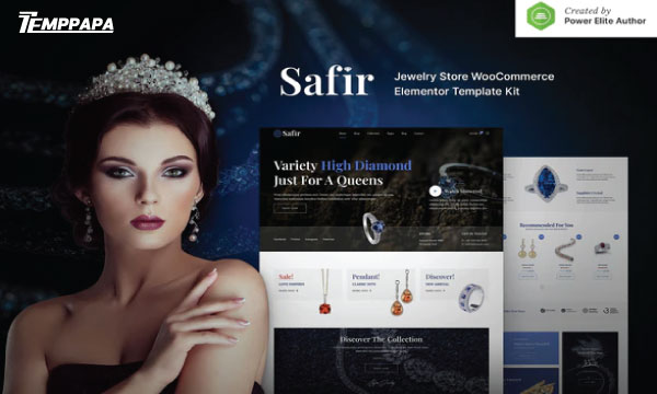 Safir Elementor Template Kit