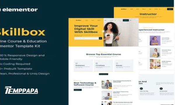Skillbox Elementor Template Kit