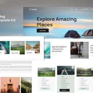 Track Elementor Template Kit