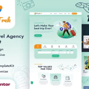 Travel Trek Tour & Travel Template Kit