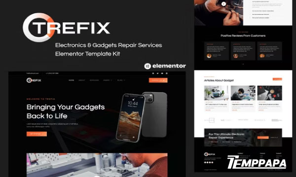 Trefix Elementor Template Kit