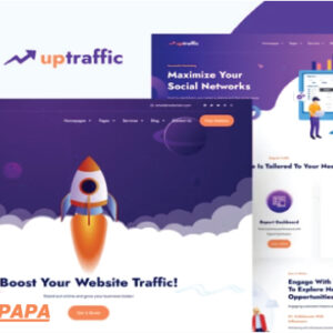 Uptraffic SEO & Digital Marketing Template Kit