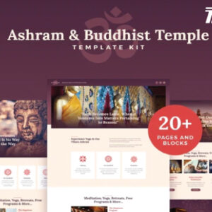 Vihara Ashram & Buddhist Template Kit