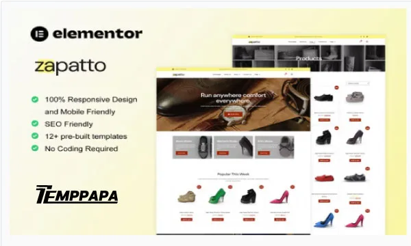 Zapatto Elementor Template Kit