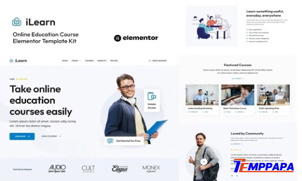 iLearn Elementor Template Kit
