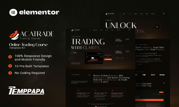 AcaTrade Elementor Template Kit