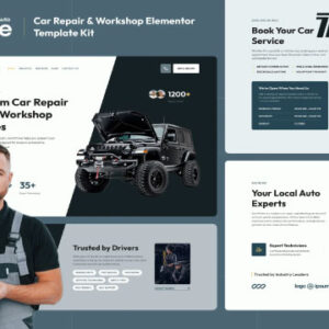 Prime Auto Elementor Template Kit