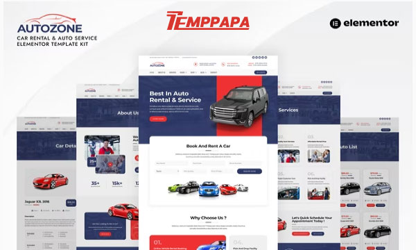 Autozone Elementor Template Kit