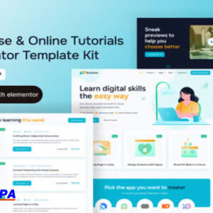 BinaKelas Elementor Template Kit
