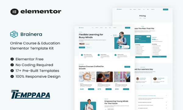 Brainera Elementor Template Kit