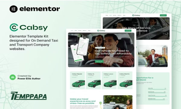Cabsy Elementor Template Kit