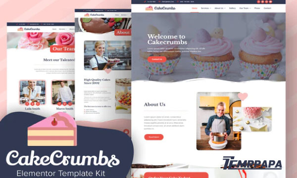 CakeCrumbs Elementor Template Kit