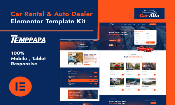 CarAlfa Elementor Template Kit