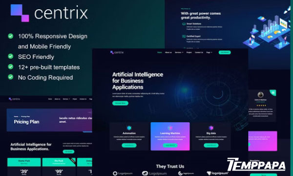 Centrix Elementor Template Kit