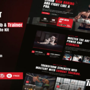 Combat Elementor Template Kit