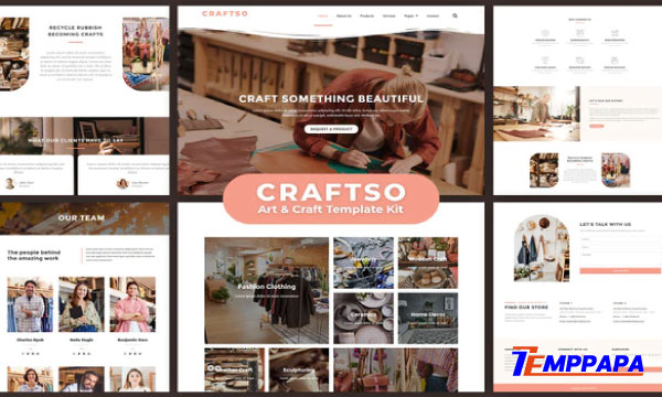 Craftso Elementor Template Kit