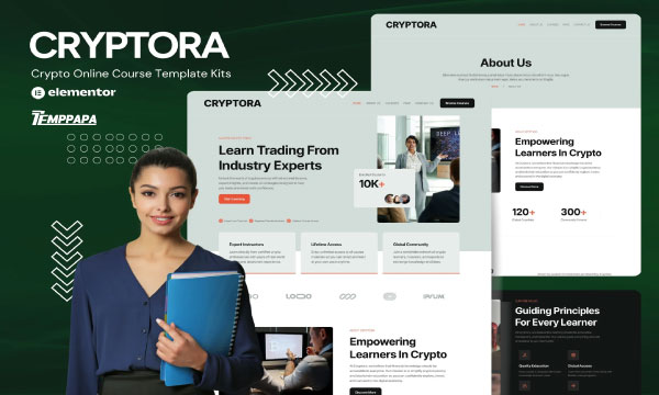 Cryptora Elementor Template Kit