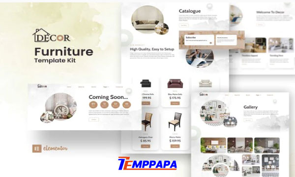 Decor Furniture Elementor Template Kit