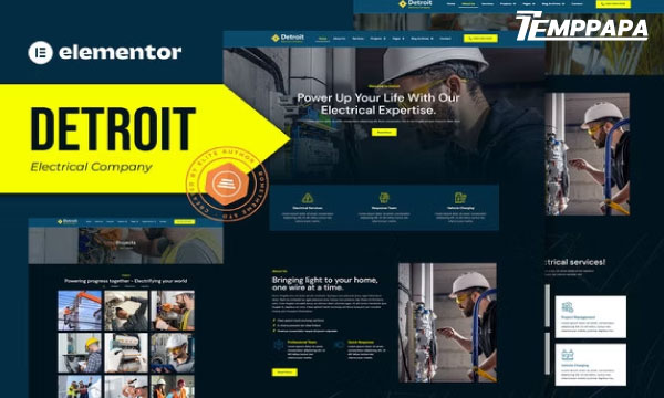 Detroit Elementor Template Kit