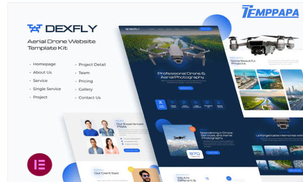 Dexfly Elementor Template Kit