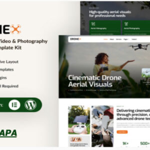 DroneX Elementor Template Kit