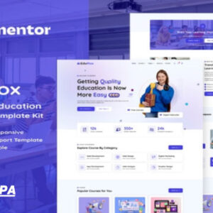 EduRox Elementor Template Kit