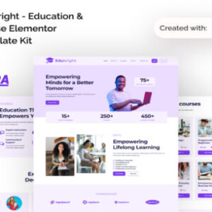 Edubright Elementor Template Kit