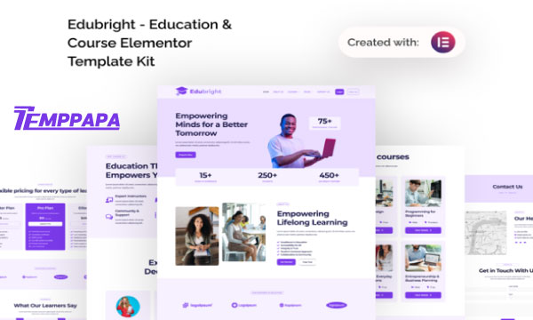Edubright Elementor Template Kit