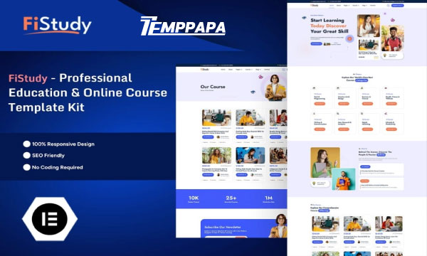 FiStudy Elementor Template Kit