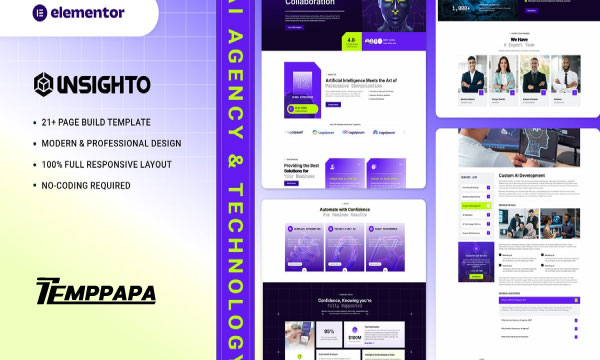 Insighto Elementor Template Kit