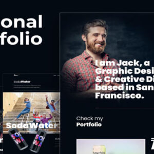 Jack.dir Portfolio Elementor Template Kit
