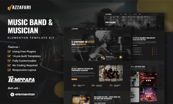 Jazzafari Elementor Template Kit