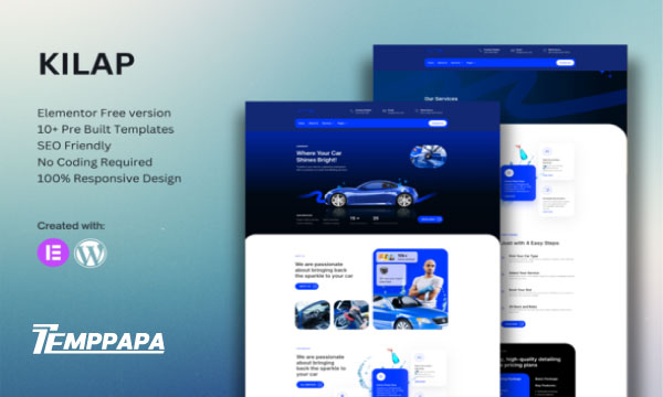 Kilap Elementor Template Kit