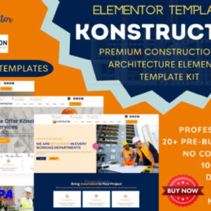 Konstruction Elementor Template Kit
