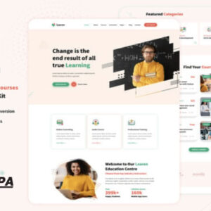 Learen Elementor Template Kit