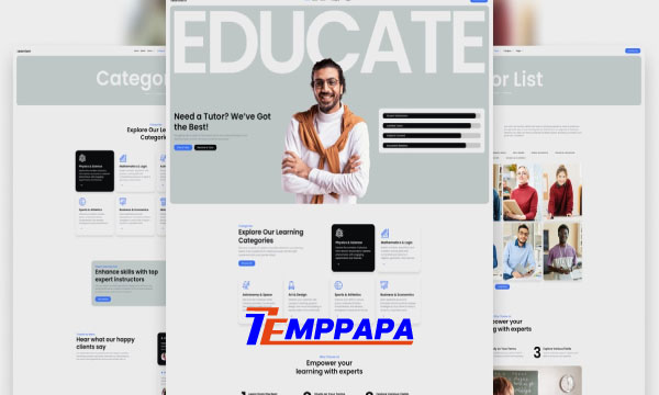 Learnism Elementor Template Kit